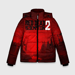 Куртка зимняя для мальчика Red Dead Redemption 2, цвет: 3D-красный