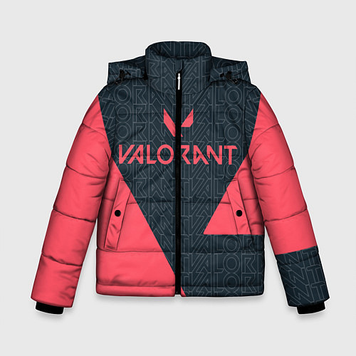 Зимняя куртка для мальчика Valorant / 3D-Черный – фото 1