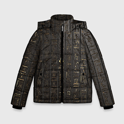 Зимняя куртка для мальчика ASSASSINS CREED:ORIGINS / 3D-Черный – фото 1