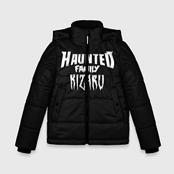 Куртка зимняя для мальчика KIZARU HAUNTED FAMILY, цвет: 3D-черный