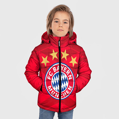 Зимняя куртка для мальчика BAYERN MUNCHEN / 3D-Красный – фото 3