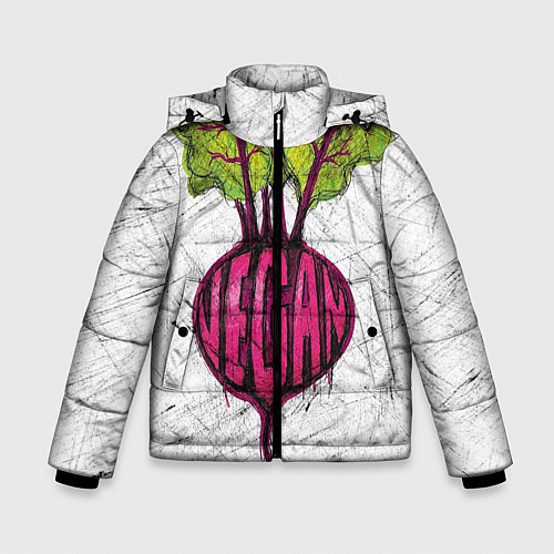 Зимняя куртка для мальчика Vegan / 3D-Черный – фото 1