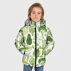 Куртка зимняя для мальчика Овощи, цвет: 3D-черный — фото 2