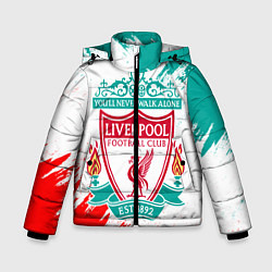 Куртка зимняя для мальчика LIVERPOOL, цвет: 3D-черный