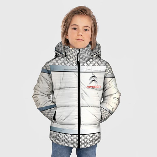 Зимняя куртка для мальчика CITROEN / 3D-Светло-серый – фото 3