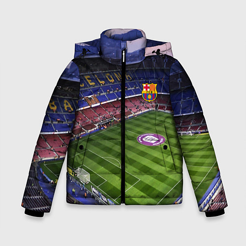Зимняя куртка для мальчика FC BARCELONA / 3D-Черный – фото 1