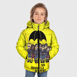 Куртка зимняя для мальчика The Umbrella Academy, цвет: 3D-черный — фото 2