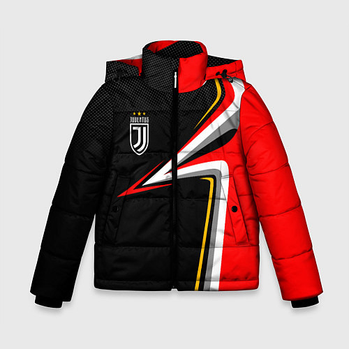 Зимняя куртка для мальчика Ювентус Униформа / 3D-Черный – фото 1