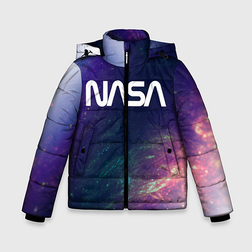 Зимняя куртка для мальчика NASA НАСА / 3D-Черный – фото 1