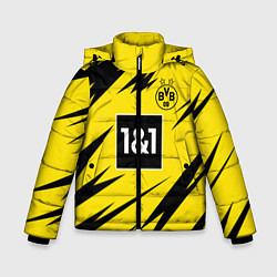 Куртка зимняя для мальчика HAALAND Borussia Dortmund, цвет: 3D-красный