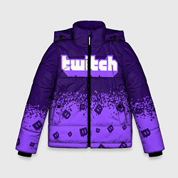 Куртка зимняя для мальчика TWITCH ТВИЧ, цвет: 3D-черный