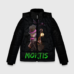Куртка зимняя для мальчика Мортис Brawl Stars, цвет: 3D-черный