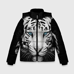 Куртка зимняя для мальчика Тигр, цвет: 3D-черный