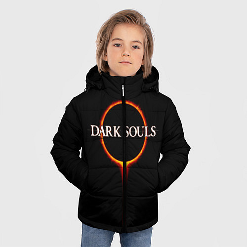 Зимняя куртка для мальчика Dark Souls / 3D-Красный – фото 3
