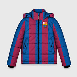 Куртка зимняя для мальчика FC Barcelona 2021, цвет: 3D-светло-серый