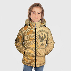 Куртка зимняя для мальчика Дагестан в золоте, цвет: 3D-светло-серый — фото 2