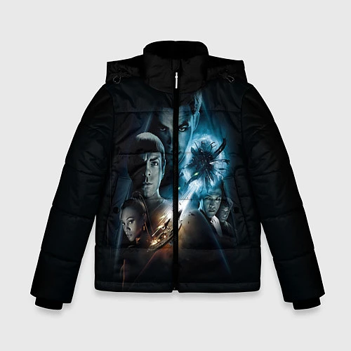 Зимняя куртка для мальчика Star Trek / 3D-Черный – фото 1