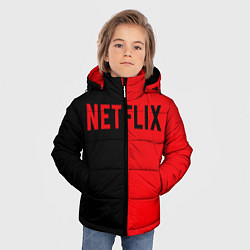 Куртка зимняя для мальчика NETFLIX, цвет: 3D-светло-серый — фото 2