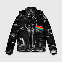 Куртка зимняя для мальчика Dark Side of the Moon Stick, цвет: 3D-светло-серый