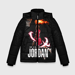 Куртка зимняя для мальчика MICHAEL JORDAN, цвет: 3D-красный