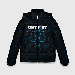 Куртка зимняя для мальчика DETROIT S, цвет: 3D-черный