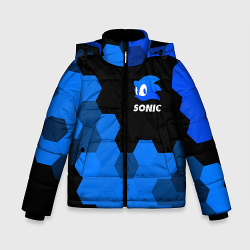 Зимняя куртка для мальчика СОНИК SONIC / 3D-Черный – фото 1