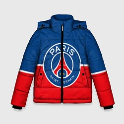 Куртка зимняя для мальчика FC PSG, цвет: 3D-черный
