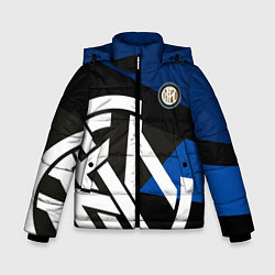Куртка зимняя для мальчика INTER EXLUSIVE, цвет: 3D-черный