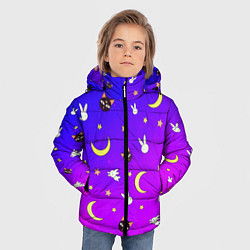 Куртка зимняя для мальчика СЭЙЛОР МУН, цвет: 3D-черный — фото 2