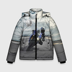 Куртка зимняя для мальчика Yamaha, цвет: 3D-черный
