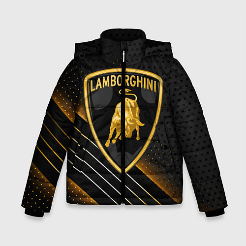 Зимняя куртка для мальчика Lamborghini / 3D-Черный – фото 1