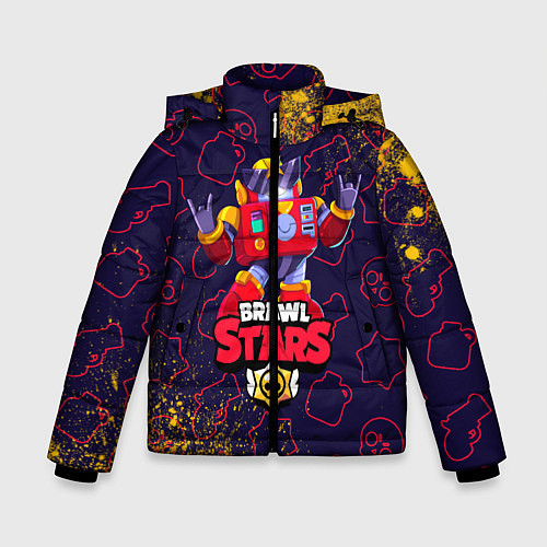 Зимняя куртка для мальчика BRAWL STARS SURGE СУРЖ / 3D-Черный – фото 1