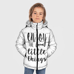 Куртка зимняя для мальчика Enjoy, цвет: 3D-черный — фото 2