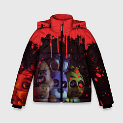 Куртка зимняя для мальчика Five Nights At Freddys, цвет: 3D-черный