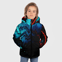 Куртка зимняя для мальчика ПЛАЗМА, цвет: 3D-черный — фото 2