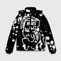 Куртка зимняя для мальчика Five Nights at Freddy, цвет: 3D-светло-серый