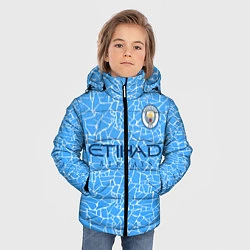 Куртка зимняя для мальчика Кевин Де Брёйне 2021 Форма, цвет: 3D-черный — фото 2