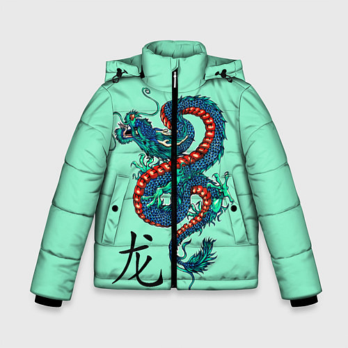 Зимняя куртка для мальчика Dragon / 3D-Черный – фото 1
