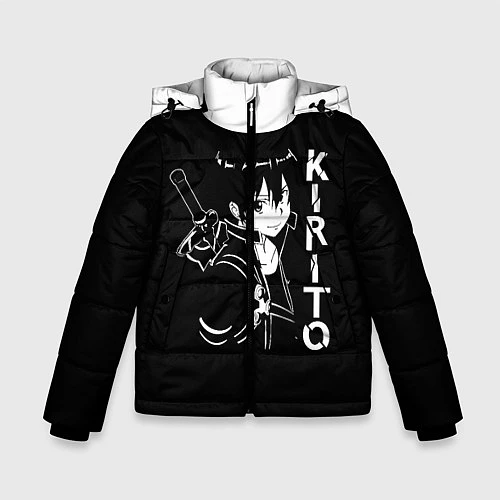 Зимняя куртка для мальчика Kirito / 3D-Черный – фото 1