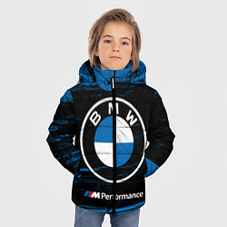 Куртка зимняя для мальчика BMW БМВ, цвет: 3D-красный — фото 2
