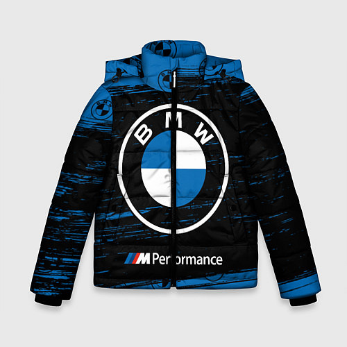 Зимняя куртка для мальчика BMW БМВ / 3D-Черный – фото 1