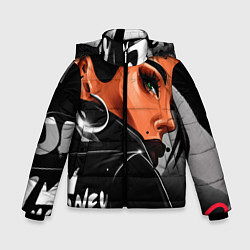 Куртка зимняя для мальчика Money, money, цвет: 3D-черный