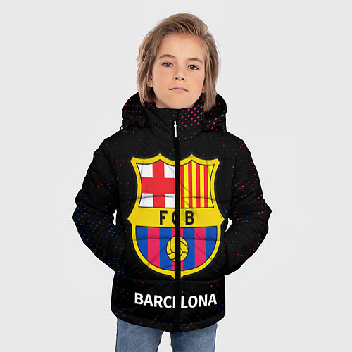 Зимняя куртка для мальчика BARCELONA БАРСЕЛОНА / 3D-Светло-серый – фото 3