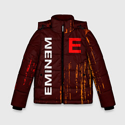Куртка зимняя для мальчика EMINEM ЭМИНЕМ, цвет: 3D-черный