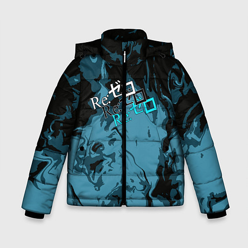 Зимняя куртка для мальчика Re:Zero / 3D-Черный – фото 1