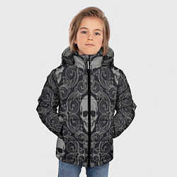 Куртка зимняя для мальчика Skulls, цвет: 3D-светло-серый — фото 2