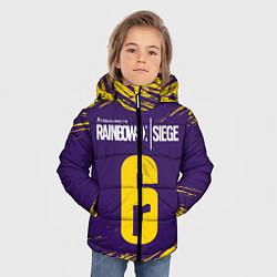 Куртка зимняя для мальчика RAINBOW SIX SIEGE РАДУГА 6, цвет: 3D-черный — фото 2