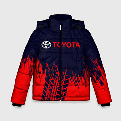 Куртка зимняя для мальчика TOYOTA ТОЙОТА, цвет: 3D-красный
