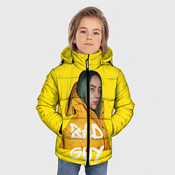 Куртка зимняя для мальчика Billie Eilish Билли Айлиш, цвет: 3D-красный — фото 2