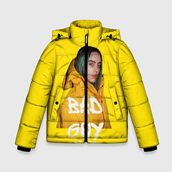 Куртка зимняя для мальчика Billie Eilish Билли Айлиш, цвет: 3D-черный